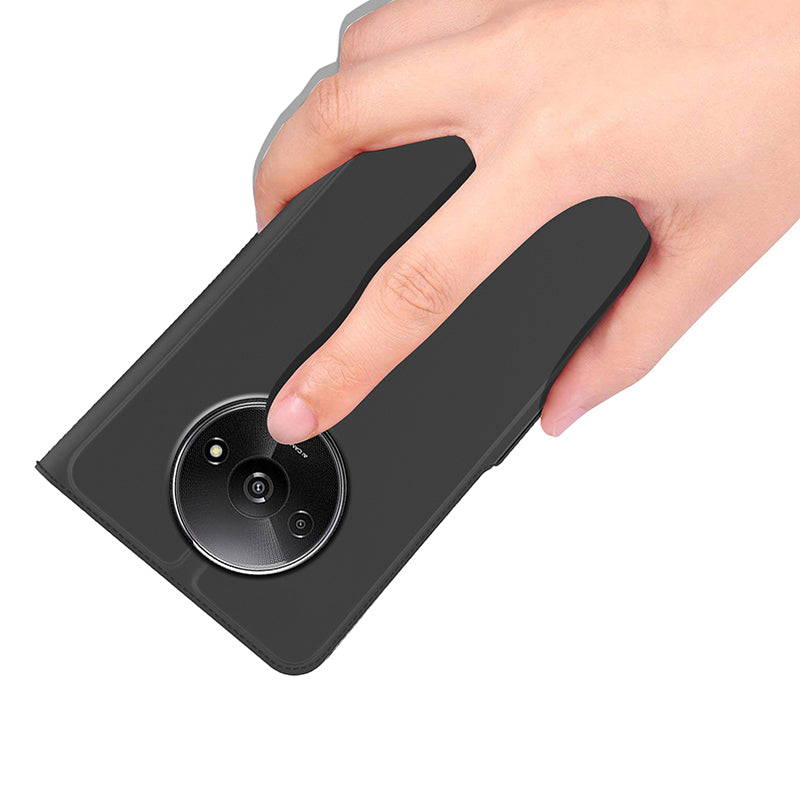For Xiaomi Redmi A3 / Poco C61 4G Leather Case Card Holder Folding Stand Phone Cover For Xiaomi Redmi A3 / Poco C61 4G Leather Case Card Holder Folding Stand Phone Cover